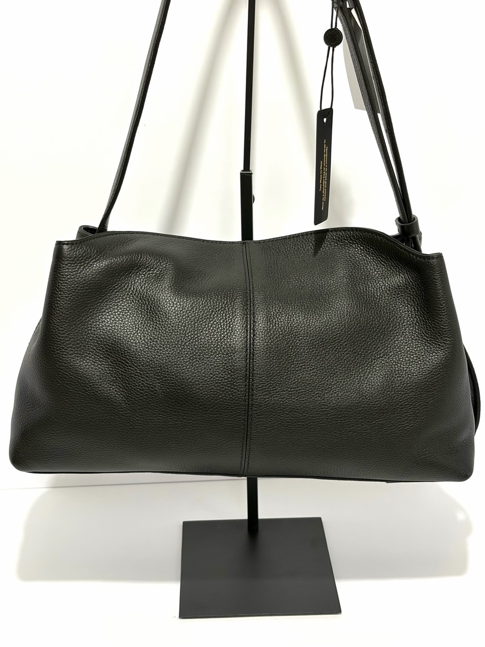rag & bone Taylor Leather Shoulder Bag In Black/Silver NWT - Picture 4 of 15